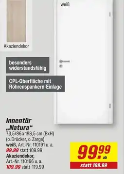 toom Baumarkt Innentür „Natura“ Angebot