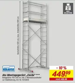 toom Baumarkt Alu-Montagegerüst „Corda“ *** Angebot