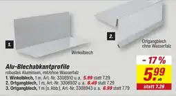 toom Baumarkt Alu-Blechabkantprofile Angebot
