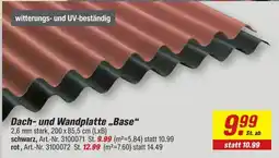 toom Baumarkt Dach- und Wandplatte "Base" Angebot
