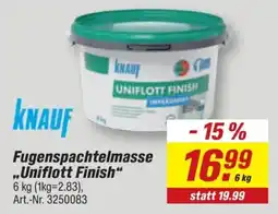 toom Baumarkt knauf Fugenspachtelmasse „Uniflott Finish“ Angebot