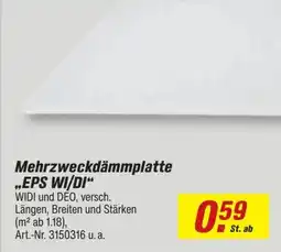 toom Baumarkt Mehrzweckdämmplatte "EPS WI/DI" Angebot