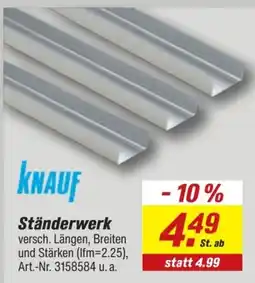 toom Baumarkt knauf Ständerwerk Angebot