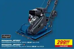 toom Baumarkt Rüttelplatte „HP1100S“ scheppach Angebot