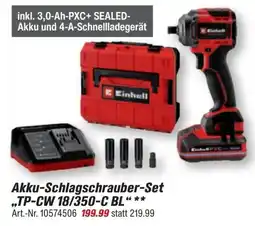 toom Baumarkt Akku-Schlagschrauber-Set TP-CW 18/350-C BL Einhell Angebot