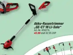 toom Baumarkt Einhell Akku-Rasentrimmer "GE-CT 18 Li-Solo" Angebot