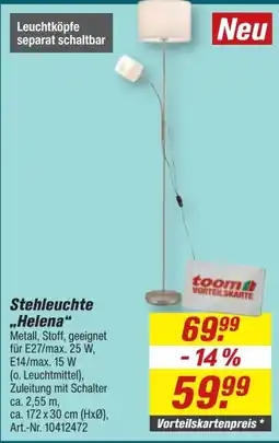 toom Baumarkt Stehleuchte „Helena“ Angebot