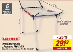 toom Baumarkt LEIFHEIT Wäscheständer „Pegasus 180 Solid“ Angebot