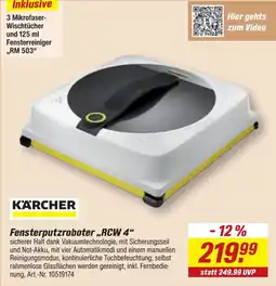 toom Baumarkt KÄRCHER Fensterputzroboter „RCW 4“ Angebot