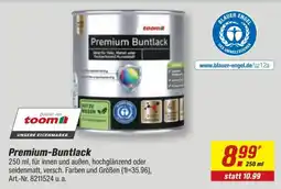 toom Baumarkt Premium-Buntlack Angebot