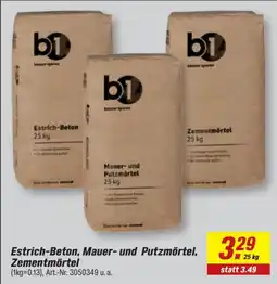 toom Baumarkt b1 Estrich-Beton, Mauer- und Putzmörtel, Zementmörtel Angebot