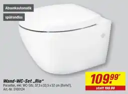 toom Baumarkt Wand-WC-Set „Rio“ Angebot