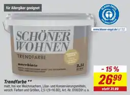 toom Baumarkt SCHÖNER WOHNEN Trendfarbe macchiato Angebot