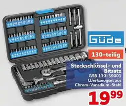 CENTERSHOP Güde Steckschlüssel- und Bitsatz Angebot