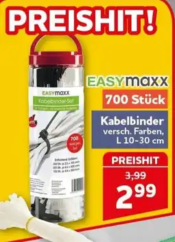 CENTERSHOP EASYmaxx Kabelbinder-Set Angebot