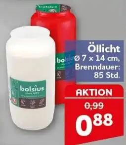 CENTERSHOP Öllicht bolsius Angebot