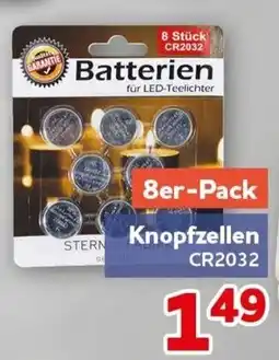 CENTERSHOP Knopfzellen CR2032 Angebot