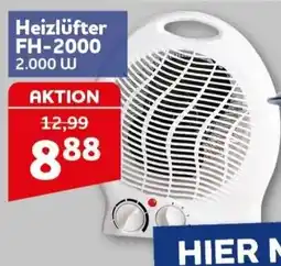 CENTERSHOP Heizlüfter FH-2000 Angebot