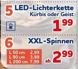 CENTERSHOP LED-Lichterkette Kürbis oder Geist Angebot