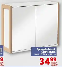 CENTERSHOP Spiegelschrank CAMPINAS Angebot