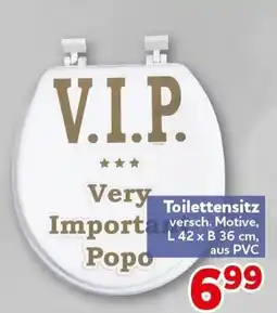 CENTERSHOP Toilettensitz V.I.P. Very Important Popo Angebot
