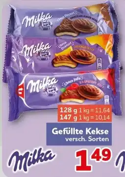 CENTERSHOP Milka Gefüllte Kekse Angebot