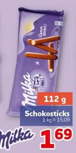 CENTERSHOP Milka Schokosticks Angebot