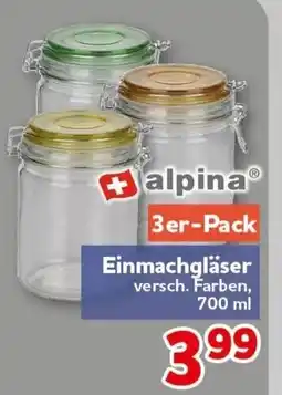 CENTERSHOP alpina Einmachgläser Angebot
