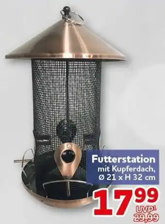CENTERSHOP Futterstation mit Kupferdach Angebot