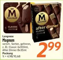 inkoop Langnese Magnum Angebot