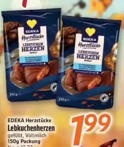 inkoop EDEKA Herzstücke Lebkuchenherzen Angebot