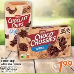 inkoop Nestlé Choclaits Chips oder Choco Crossies Angebot
