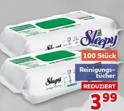 CENTERSHOP Sleepy Reinigungstücher Angebot