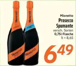 inkoop Mionetto Prosecco Spumante Angebot