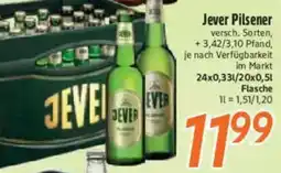 inkoop Jever Pilsener Angebot