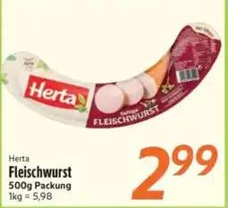 inkoop Herta Fleischwurst Angebot