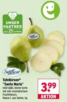 Wasgau Tafelbirnen* "Santa Maria" Angebot