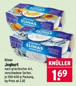 Wasgau Elinas Joghurt Angebot