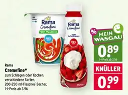 Wasgau Rama Cremefine Angebot