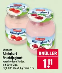 Wasgau Ehrmann Almighurt Fruchtjoghurt Angebot