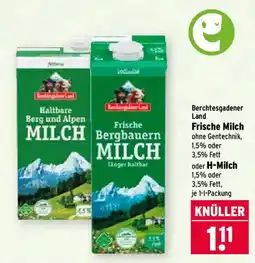 Wasgau Berchtesgadener Land Frische Bergbauern MILCH Angebot