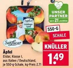Wasgau SanLucar Äpfel Angebot