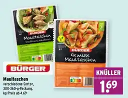 Wasgau BÜRGER Maultaschen Angebot