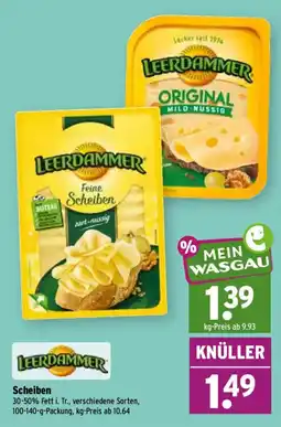 Wasgau Leerdammer Feine Scheiben Angebot