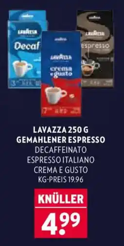 Wasgau LAVAZZA GEMAHLENER ESPRESSO Angebot