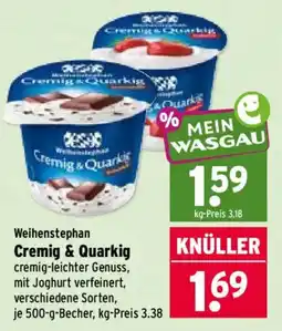 Wasgau Weihenstephan Cremig & Quarkig Angebot