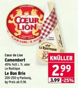 Wasgau Cœur de Lion Camembert Angebot