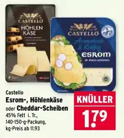 Wasgau Castello Esrom-, Höhlenkäse Angebot