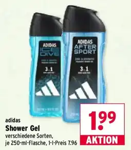 Wasgau adidas Shower Gel Angebot