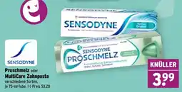 Wasgau Sensodyne Proschmelz oder MultiCare Zahnpasta Angebot